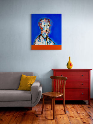 Painting of Vincent Van Gogh by Australian artist Matthew Kane.