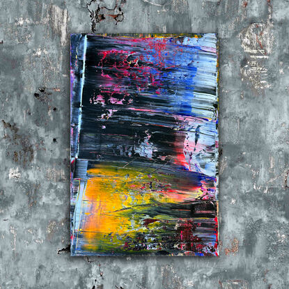 Special Price - Original PMS Abstract Acrylic Painting On Gallery Wrap Canvas - 24" x 36"
