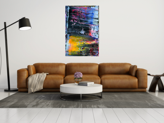 Special Price - Original PMS Abstract Acrylic Painting On Gallery Wrap Canvas - 24" x 36"
