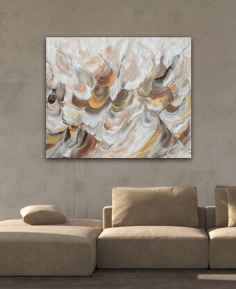 earth tone abstract art
