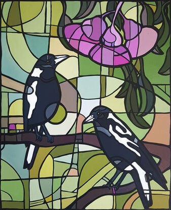 Magpies landscape