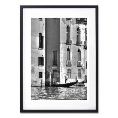 Inviting reflection on canal in Venice, Italy