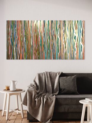 Gumtree Yarrabee Australian Abstract Painting gold painting golden hour