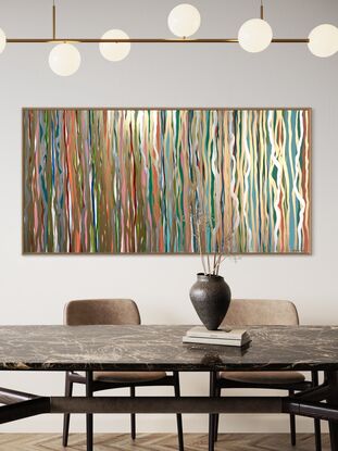 Gumtree Yarrabee Australian Abstract Painting gold painting golden hour