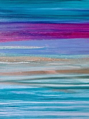 Abstract seascape original painting