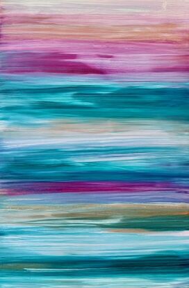 Abstract seascape original painting