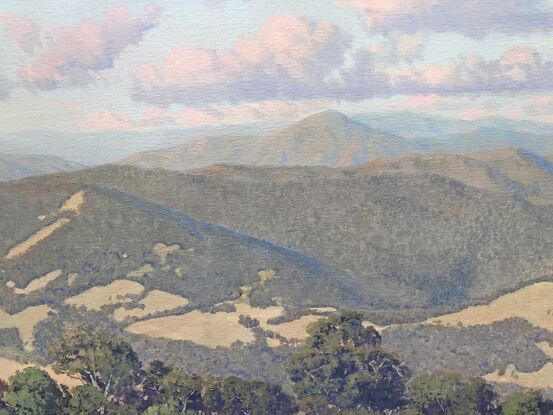 Misty Morning, Megalong Valley - Early morning in the Megalong Valley, towards Cox' River.