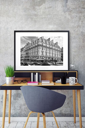 Black and white photograph of marsh field in Iceland