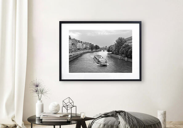 Black and white photograph of marsh field in Iceland