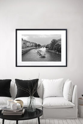 Black and white photograph of marsh field in Iceland