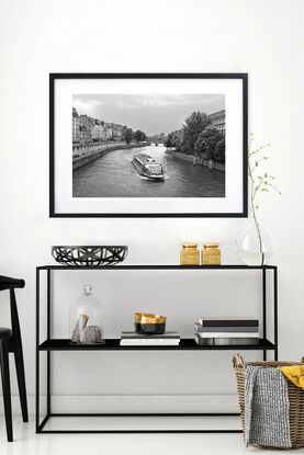 Black and white photograph of marsh field in Iceland