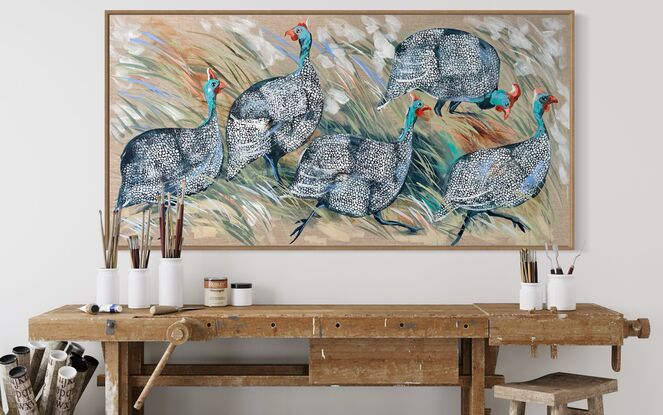 Guinea fowls 