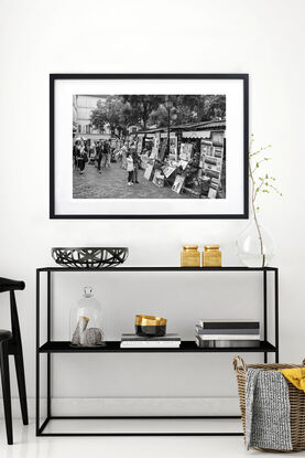 Black and white photograph of marsh field in Iceland