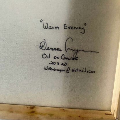 Warm Evening - 2024 - Oil on Canvas –20 H x 20 W x 1.5 Inches and ready to hang

of a sunset over an autumn landscape. The rich, warm hues of orange, red, and gold blend seamlessly with the soft, muted tones of the distant mountains, creating a harmonious balance between light and shadow. The gentle reflection of the twilight sky in the still waters adds a touch of tranquility, inviting the viewer to pause and savor the moment. This captivating piece is a perfect addition to any space, bringing a sense of peace and warmth to your home.