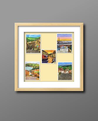 Five iconic English towns reproduced as A4 giclee prints  