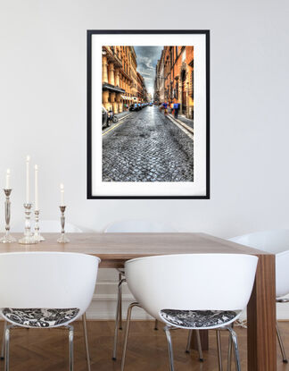 Inviting ancient alley in Venice, Italy