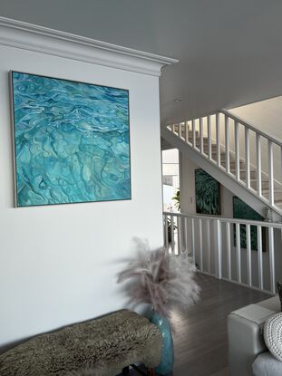 A beautiful tranquil painting that would enhance any room.?