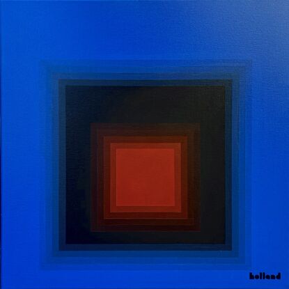 Blue and red squares