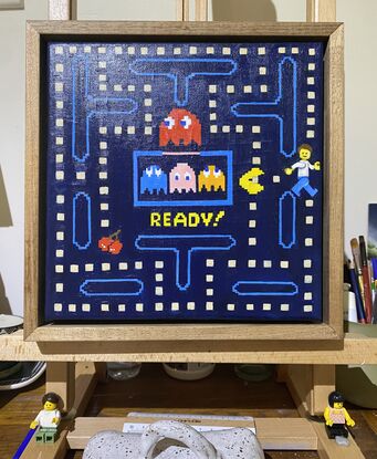 Lego and pac man together in one 