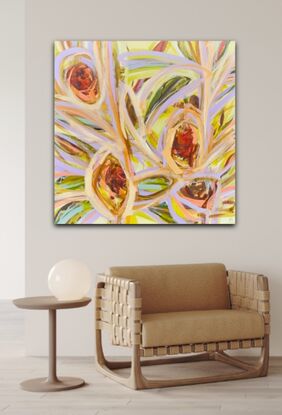 Large abstract floral 