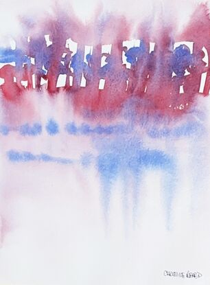 "Fading Echoes" by Christine Beard is a minimalist abstract watercolor that blends soft shades of red and blue to create a serene, dreamlike landscape. The delicate interplay of colors and textures evokes a sense of calm and introspection, inviting the viewer to get lost in its subtle nuances. This piece is an ideal addition for those who appreciate modern, contemplative art that evokes emotion and imagination. Perfect for adding a touch of tranquility and elegance to any space.





