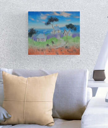 Outback Australia landscape oil painting