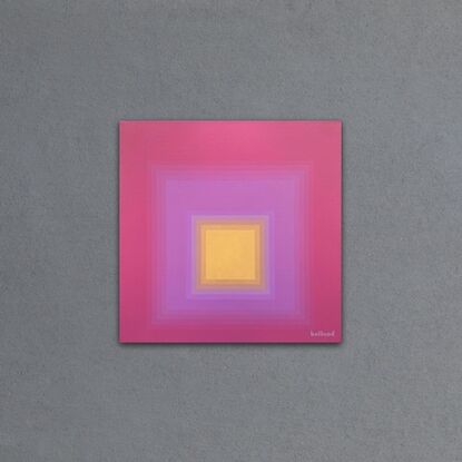 Magenta, violet and yellow oxide squares