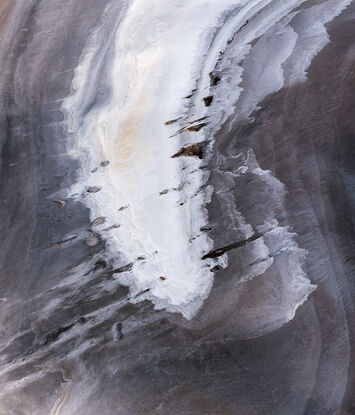 Aerial photograph of Lake Amadeus, Northern Territory