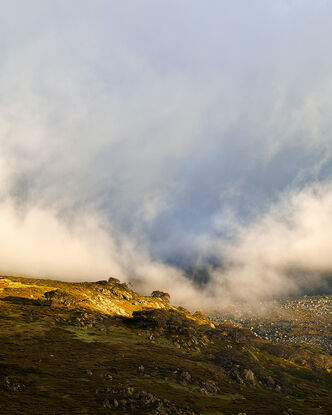 Landscape photograph of Main Range near Mount Kosciuszko in New South Wales, Australia