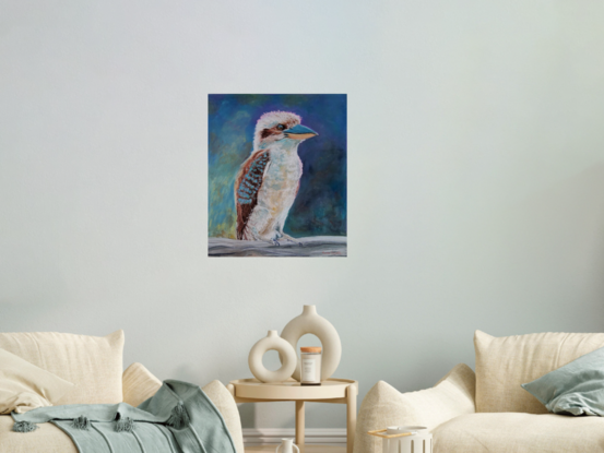 a beauty of an Australian native bird of the kingfisher family is our Kookaburra which every now and then bring a smile to ones face, hearing their laughter