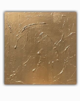 Gold textural artwork 