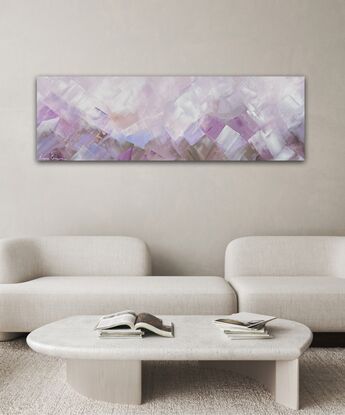 purple abstract art