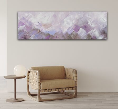 purple abstract art