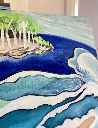 Balmoral beach seascape painting 