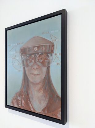 portrait with mixed reality glasses