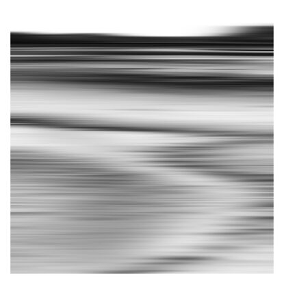 black and white seascape in abstract form