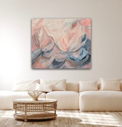 pink abstract art