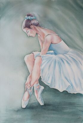 🎨 Ballerinas are an inexhaustible source of inspiration for the artist.  Many ballerinas can be described as graceful, strong, athletic or light-footed. Ballerinas are also elegant, purposeful and purposeful. They can also be expressive, passionate, or even bold. They are popular and loved.

🎨 This original watercolour painting can be a great gift for figurative and portrait paintings lovers or decorate the interior of your home.

🎨 This is original signed and dated (on the back) artwork made on professional watercolour paper ( 300 gr, acid free, 100% cotton, cold pressed ) with professional long - lasting watercolours Daniel Smith.

🎨 The artwork will be securely packed in protective materials and shipped the safest way, will be supplied with no mounting or frame.

🎨 More of my watercolor paintings, about me and my creative life.

https://bluethumb.com.au/alla-art
https://www.facebook.com/alla.artalla
https://www.instagram.com/artalla_artist
https://www.pinterest.com.au/WatetcolorbyArtAlla