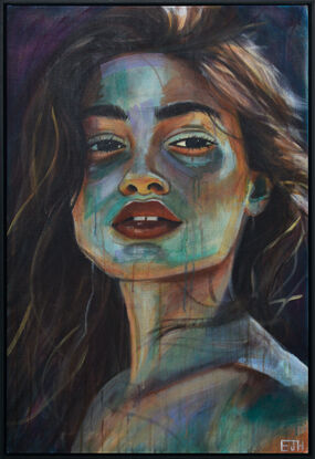 Contemporary Painting Portrait of Girl