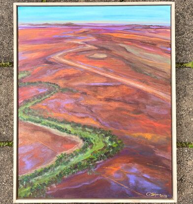 Australian Outback contemporary landscape 