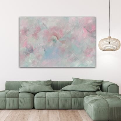 pastel tone abstract art