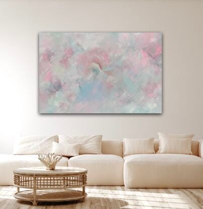 pastel tone abstract art