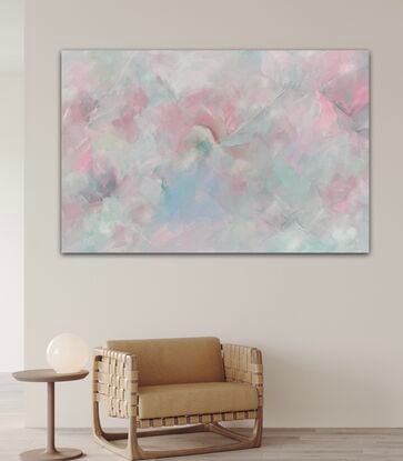 pastel tone abstract art