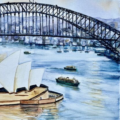 Sydney Harbour Bridge and  Opera House 