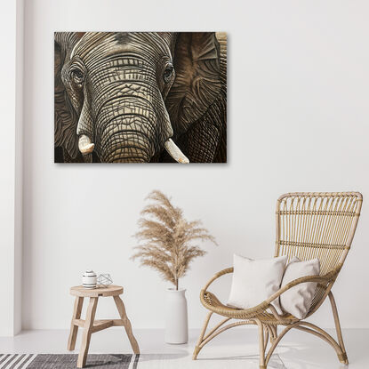 Amarula Elephant - Original Acrylic Painting by Anne-Marie Bloor