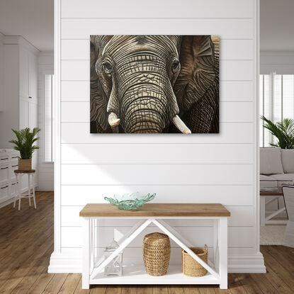 Amarula Elephant - Original Acrylic Painting by Anne-Marie Bloor