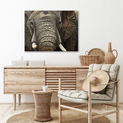 Amarula Elephant - Original Acrylic Painting by Anne-Marie Bloor