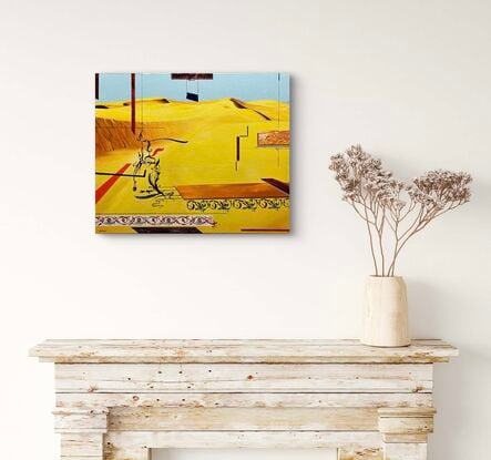 Bright desert landscape. Patterns and abstract shapes.