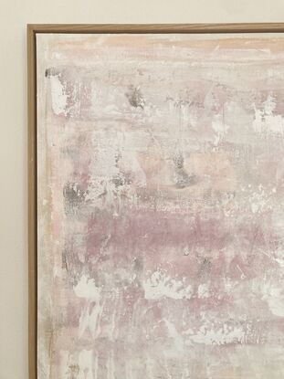 blush texture abstract framed