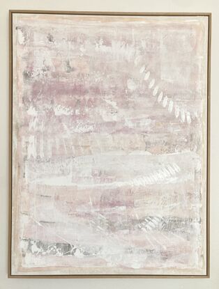 blush texture abstract framed